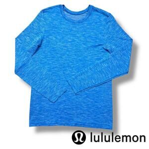 Lululemon Metal Vent Tech Long Sleeve Shirt Blue Athletic Running Sz S Gym Lift